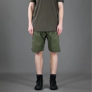 DAMIR DOMA SILENT Phylicia Cotton Knit Shorts Drop Crotch Hidden Pocket Pleat 30